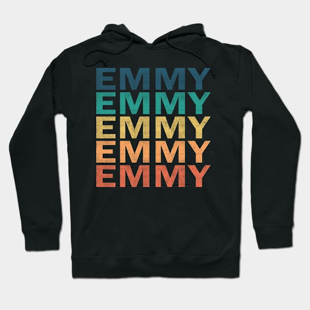 Emmy Name T Shirt - Emmy Vintage Retro Name Gift Item Tee Hoodie by henrietacharthadfield